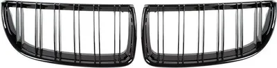 Produktbild von Kühlergrill DOPPELSTEG Schwarz Glanz für BMW E90 E91 Limo Touring 04-09