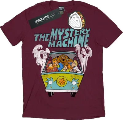 Obrázek produktu pro Scooby Doo - Pánské tričko "Mystery Machine" BI45034 (XL) (Burgundská)