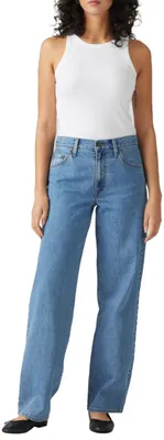 Immagine prodotto di Jeans baggy da donna Levi's, modello "Dad Jeans", colore "Own It Stone", taglia 32W / 32L