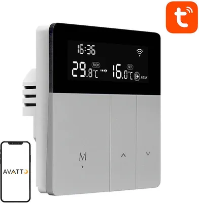 Produktbild von Avatto WT50 3A Wi-Fi smart DHW boiler thermostat TUYA