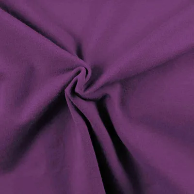 0,5m Baumwoll-Jersey uni Meterware Jersey-Stoff violett