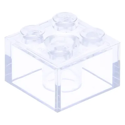 Produktbild von Lego® 2x2 Stein 3003 - 1 Stück Trans - Durchsichtig