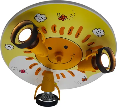 Produktbild von Kinder Deckenstrahler Motiv Sonne