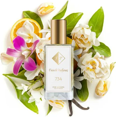 Produktbild von FP French Perfumes | Damenparfüm Nr. 734 – Myy Waay – 33 ml – 20 % Parfümöl | Blumiger Damenduft – Elegant, Feminin & Langanhaltend