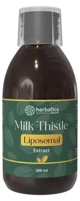 Obrázek produktu pro Lipozomální Ostropestřec mariánský extrakt ze semen - 200 ml - Herbatica