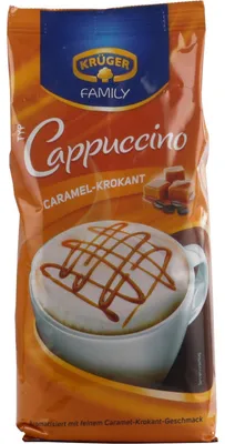 Produktbild von Krüger Family Cappuccino Caramel-Krokant | 500-g-Beutel