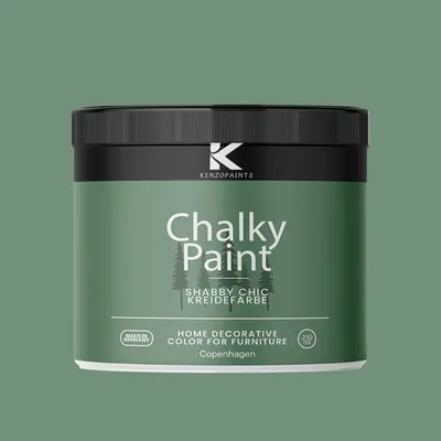 Produktbild von Kenzopaints Chalky Paint Kreidefarbe Möbelfarbe Möbellack 250ml - Copenhagen