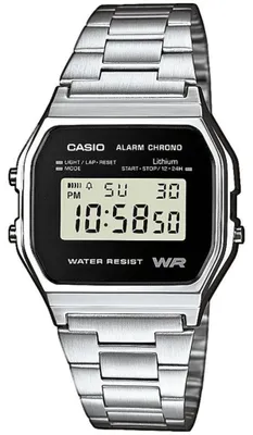 Immagine prodotto di Casio A158WEA-1EF. Tipo: Orologio da polso, Genere consigliato: Unisex, Materiale della cassa: Resina. Tipo di batteria: CR2016, Durata della batteria: 7 anno/i. Larghezza: 33,2 mm, Profondità: 8,2 mm, Altezza: 36,8 mm (A158WEA-1AEF)