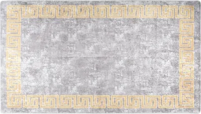 Produktbild von Teppich Waschbar Grau 190x300 cm