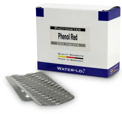 Produktbild von 250 Stk. Phenol Red Tabletten für Photometer (25 Streifen)