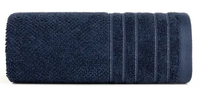 Immagine prodotto di Asciugamano in spugna di cotone con bordo GLORY 30X50 blu navy