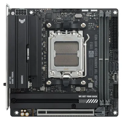 Immagine prodotto di ASUS TUF GAMING B850I WIFI NEO, AMD, Socket AM5, AMD Ryzen Serie 7000, AMD Ryzen Serie 8000, AMD Ryzen Serie 9000, Socket AM5, DDR5-SDRAM, 128 GB