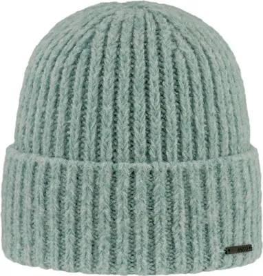 Areco warme Beanie Strickmütze aus Fleecy-Spezialgarn in grün