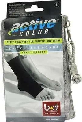 Produktbild von BORT ActiveColor Knöchelbandage L schwarz