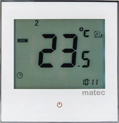 Obrázek produktu pro Programovatelný regulátor teploty pod omítku TYP: RTD-02; bílý MATEC Zamel