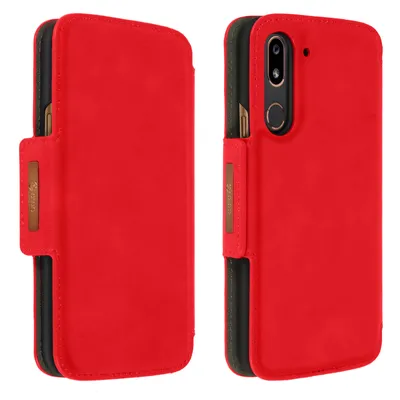 Image de Original Doro Wallet Case, portefeuille magnétique pour Doro 8080 - Rouge