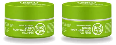 Productafbeelding van 2 x Red One Aqua Haargel-wax, groen - 150 ml - Voordeelverpakking - 2 stuks