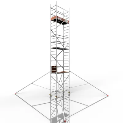 Image de ALTEC Rollfix 2.0 800 | roulettes incluses (Ø 150 mm) | potence triangulaire | échafaudage roulant