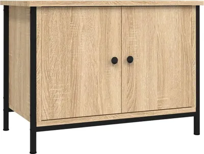 Immagine prodotto di Mobile TV con ante in rovere Sonoma 60x35x45 cm Materiale in legno