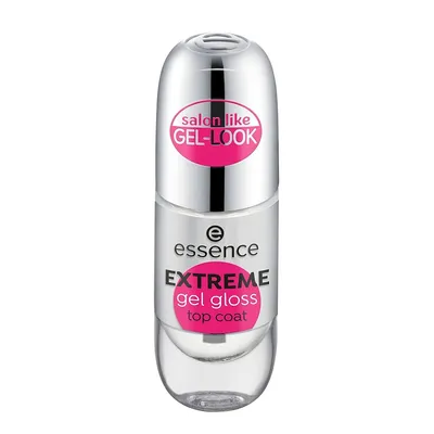 Produktbild von Essence EXTREME, 8 ml, Transparent, Glanzpressen, Transparent, Pinsel, Flasche