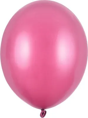 Produktbild von 100 Partystar metallic Ballons pink 27cm