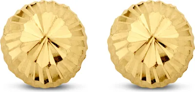 Produktbild von Ohrstecker echt Gold 585 (14 kt) Halbkugel 5 mm Durchmesser diamantiert