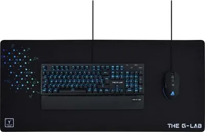 Immagine prodotto di Tappetino per mouse XXL The G-Lab PAD YTTRIUM, 900x400x4 mm, antiscivolo, superficie di controllo, nero