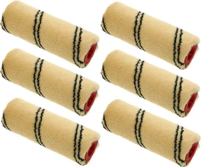 Produktbild von Farbrolle Polyacryl 11mm 6x Ersatzrollen 23 cm
