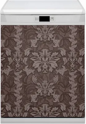 Produktbild von Abwaschbar 60x80 cm Geschirrspüle Magnetmatte Küche Dekorative  - Damast im Musterstil