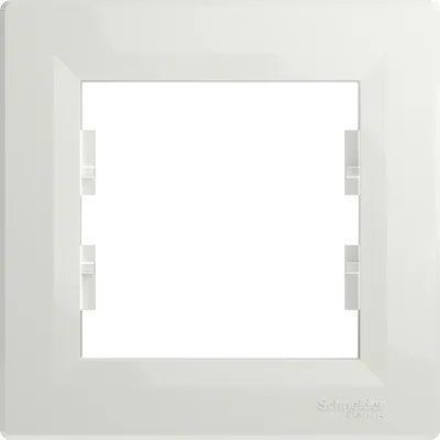 Produktbild von Schneider Electric ASFORA 1-Fach Rahmen weiss EPH5800121D