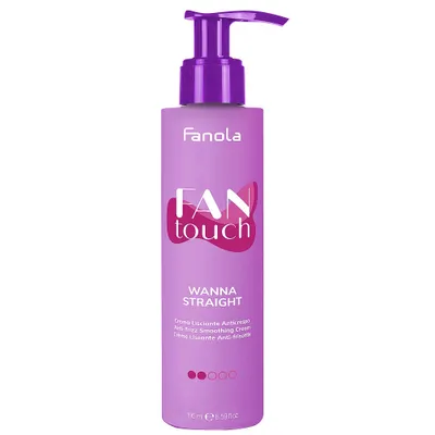 Zdjęcie produktu dla Fanola FanTouch Wanna Straight Wygładzający krem przeciw puszeniu się włosów, 195ml