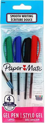 Produktbild von Papermate 2084411, Verschlossener Gelschreiber, Gemischte Farben, Gemischte Farben, Rund, Beidhändig, 0,5 mm