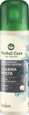 Image de FARMONA Herbal Care Menthe noire Déodorant rafraîchissant pour pieds et chaussures 150ml