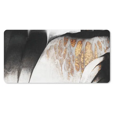 Produktbild von MuchoWow® Mauspad Mousepad Gold - Abstrakt - Design 60x30 cm - Mousepads - Maus Mat - Pad - Mausunterlage - Nachhaltig