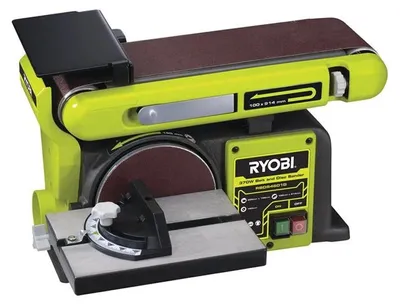 Image de Ponceuse stationnaire à bande et à disque 370 W RYOBI RBDS4601G