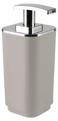 Imagen del producto de Dispensador de jabón de pie Gedy SEVENTY, color beige