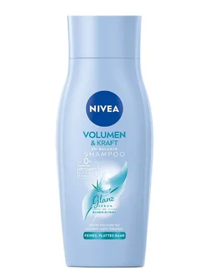 Produktbild von NIVEA Volumen und Kraft pH-Balance Shampoo 50 ml, 50 ml, Shampoo, Nicht-professionell, Frauen, Dünnes Haar, Alle Farben