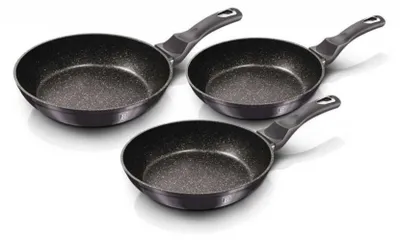 Obrázek produktu pro 3dílná sada pánví s mramorovým povrchem METALLIC LINE CARBON PRO EDITION 19330