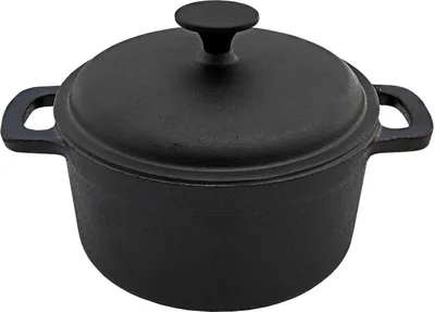 Obrázok produktu pre Liatinový hrniec s pokrievkou - veľkosť: Ø 20 cm x 9 cm