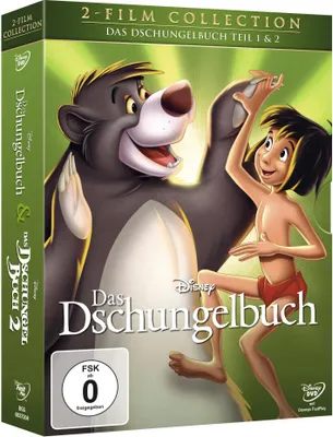 Produktbild von Das Dschungelbuch 1+2, Doppelpack DVD