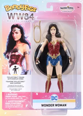 Produktbild von Noble Collection DC Comics Bendyfigs Biegefigur Wonder Woman 19 cm
