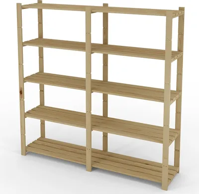 Produktbild von Bücherregal, Holzregal, Standregal, Wandregal, Regal mit 5 Böden, Büroregal, B-03 170x170x40 cm 5 Böden, Lagerregal, Aktenregal für ordner, Lenmar