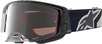Zdjęcie produktu dla Okulary motocrossowe Alpinestars Supertech Hiten Mirror, białe/czarne, uniwersalny rozmiar