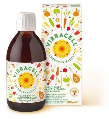 Produktbild von Vibracell Energy & Vitality Multivitamin Lösung für mehr Vitalität, Energie und Lebensfreude, 300 ml Lösung