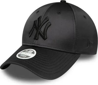 Zdjęcie produktu dla New Era 9Forty Damen Cap - SATIN New York Yankees schwarz