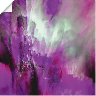 Produktbild von ARTland Poster Rosa Licht Größe: 100x100 cm