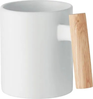 Obrázok produktu pre MidOcean - Hrnček na kávu "Crenate", keramika, 320 ml MO1799 (jedna veľkosť) (biely)