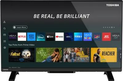 Obrázok produktu pre Toshiba 32QV2F63DA, 81,3 cm (32"), 1920 x 1080 px, Full HD, QLED, Smart TV, Čierna