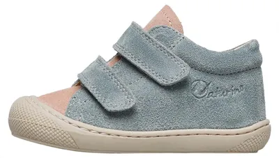 Immagine prodotto di Scarpe da passeggio per bambini, in pelle scamosciata, color marrone-grigio, taglia 17