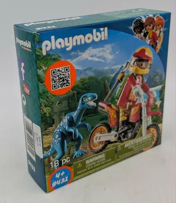 Immagine prodotto di PLAYMOBIL 9431 Motocross-Bike con Raptor
